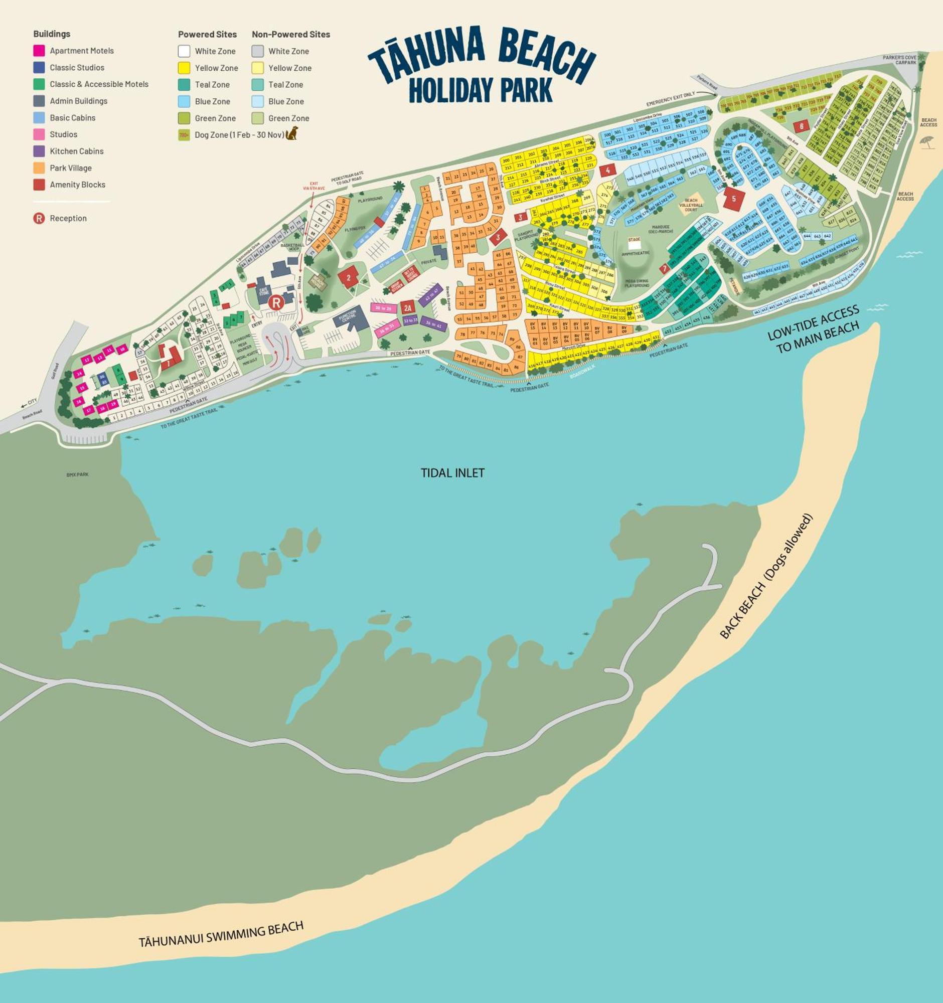 Tahuna Beach Holiday Park Nelson Exterior foto